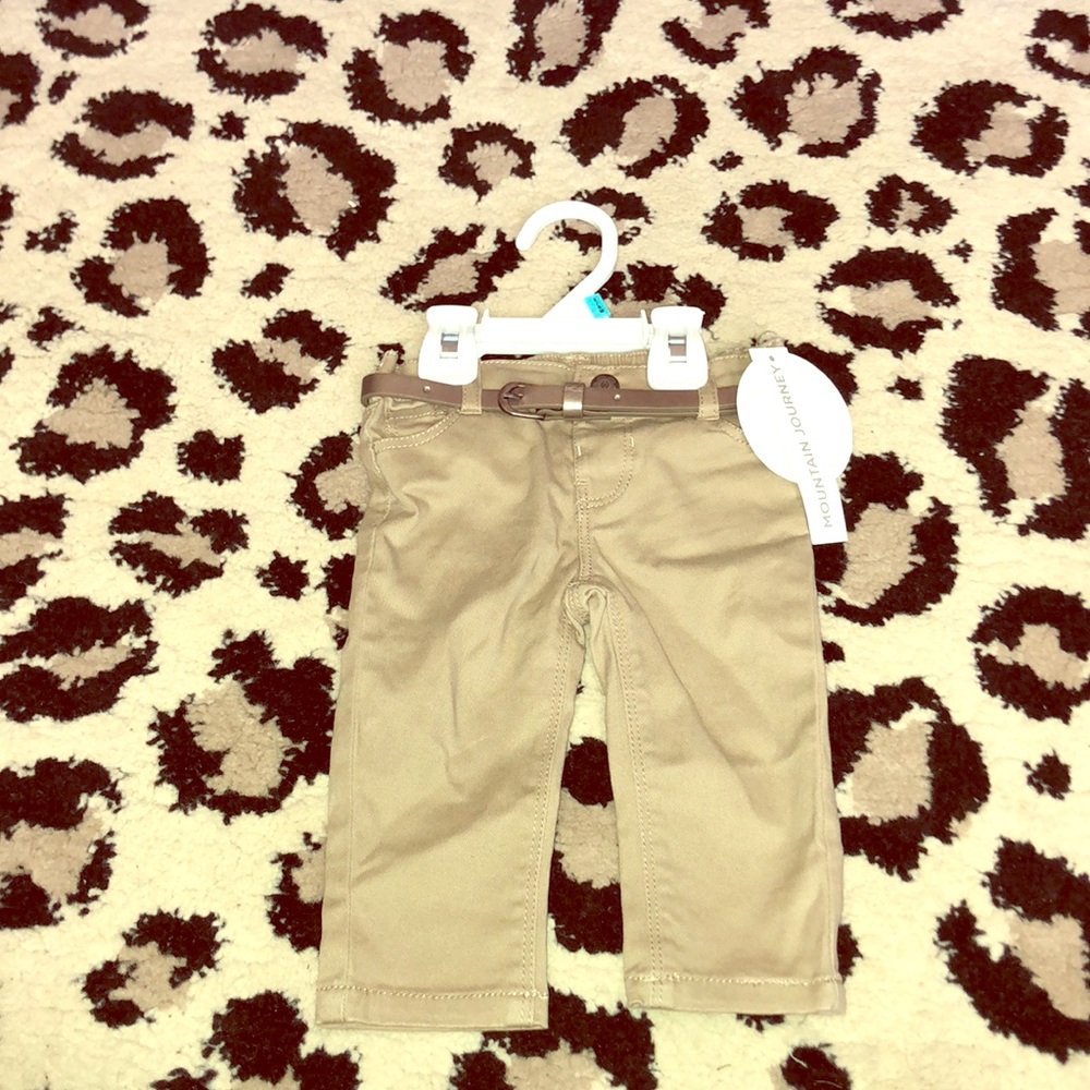 Baby Girls Tan Pants